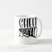 Jubel-Trainer Cheerleading-Trainer Kaffeetasse (VorderseiteRechts)
