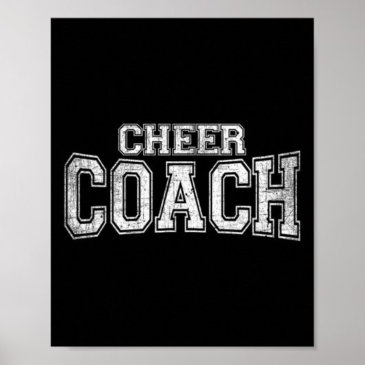 Jubel Trainer Cheerleading Trainer Team Tee Poster (Vorne)