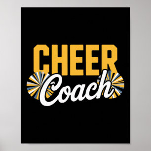 Jubel-Trainer Laut Stolz Motiviert Cheerleading-Te Poster