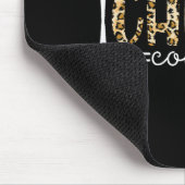 Jubel-Trainer Leopard Cheerleader Mädchen Cheerlea Mousepad (Ecke)