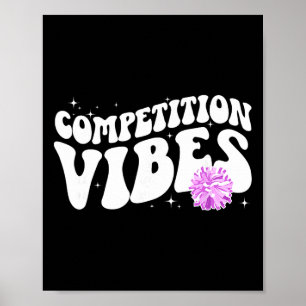 Jubel-Wettbewerb Tagesstimmung Cheerleading-Wettbe Poster
