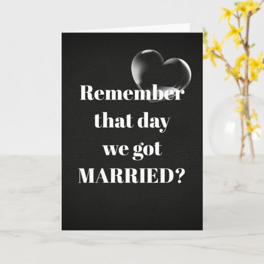 Jubelherz auf Leder Karte (Gelbe Blume)