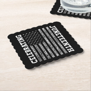 Jubeljahr Vintage amerikanische Flagge Cool Untersetzer