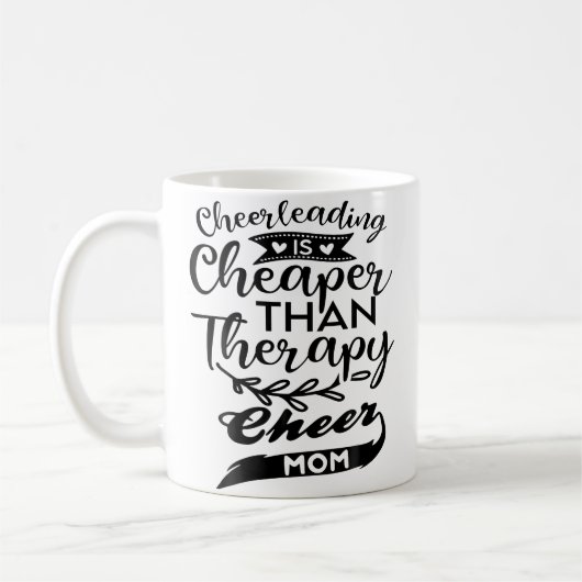 Jubelmutter Mama Eltern Cheerleading Mutter Kaffeetasse (Links)