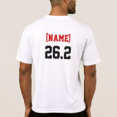 Jubeln Sie bitte für zu, (Name) T-Shirt (Rückseite)