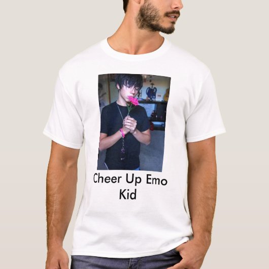 Jubeln Sie oben Emo Kind zu T-Shirt (Vorderseite)