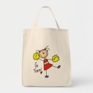 Jubelnde Go Team T-Shirts und Geschenke Tragetasche