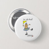 Jubelnde Nuss Button (Vorne & Hinten)