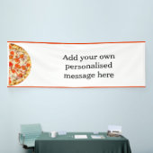 Jubelpizza Banner (Messeveranstaltung)