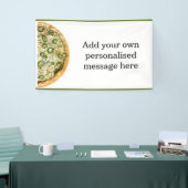 Jubelpizza Banner (Messeveranstaltung)