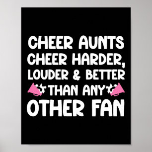 Jubeltanten jubeln härter Tante einer Cheerleader- Poster