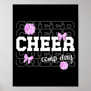 Jubelwettbewerb Tag für Cheerleading-Fans Uni-ch Poster