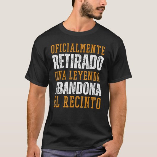 Jubilación Oficialmente Retirado Jubilado T-Shirt (Vorderseite)
