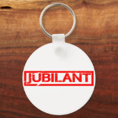 Jubilant Briefmarke Schlüsselanhänger (Vorderseite)