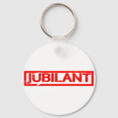 Jubilant Briefmarke Schlüsselanhänger (Rückseite)