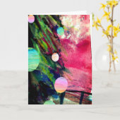 Jubilant Christmas Tree Holiday Karte (Gelbe Blume)