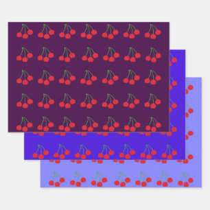 Jubilant Multi-Pack Packpapier (3 Blätter) Geschenkpapier Set