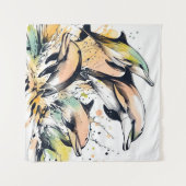 Jubilant Oceanic Waltz Wandteppich (Vorderseite (Horizontal))