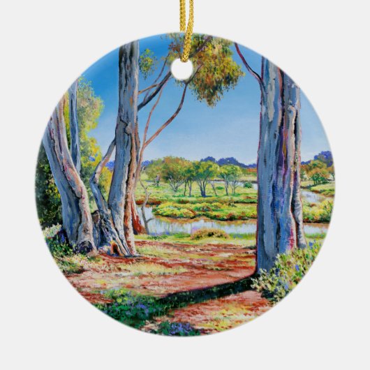 Jubilate Deo - Keramik Ornament (Vorne)