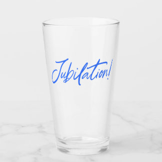 JUBILATION! CELEBRATION (BLUE) von Jeff Willis Art Glas