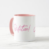 JUBILATION! CELEBRATION DESIGN von Jeff Willis Art Tasse (Vorderseite Links)