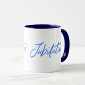 JUBILATION! CELEBRATION DESIGN von Jeff Willis Art Tasse (VorderseiteRechts)