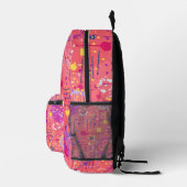 Jubilation: Maximalist Art Bedruckter Rucksack (Rechts)