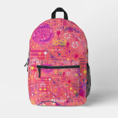 Jubilation: Maximalist Art Bedruckter Rucksack (Vorderseite)