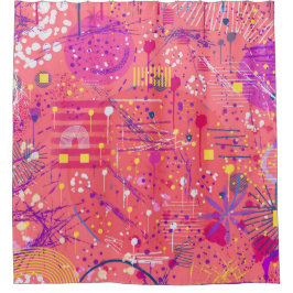 Jubilation: Maximalist Art Duschvorhang