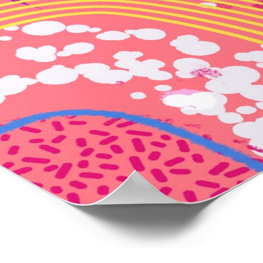 Jubilation: Maximalist Art Poster (Ecke)