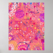 Jubilation: Maximalist Art Poster (Vorne)