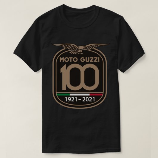 Jubiläum 100. Moto Guzzi Yeahh Classic T - Shirt (Design vorne)