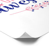 Jubiläum 10 Jahre lang froh Poster (Ecke)