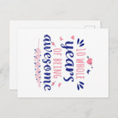 Jubiläum 10 Jahre phantastisch Feiertagspostkarte (Vorne/Hinten)