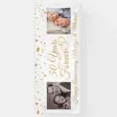 Jubiläum 2 Fotos JAHRE Banner (Vertikal)