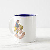 Jubiläum 2 zweifarbige tasse (Vorderseite Links)