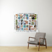 Jubiläum 33 Foto Collage Party Hintergrund Wandteppich (Beispiel (Horizontal))