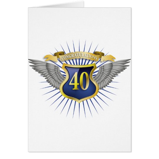 Jubiläum 40 karte