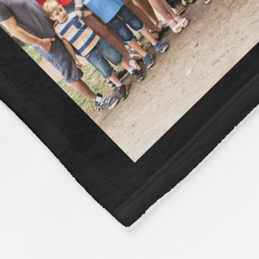 Jubiläum 64 Foto Collage Your Color Fleecedecke (Ecke)