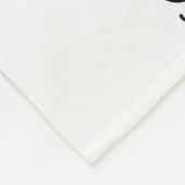 Jubiläum 67 Foto Collage Custom Text White Fleecedecke (Ecke)