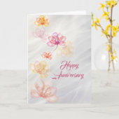 Jubiläum Abstrakt Karte (Gelbe Blume)