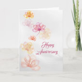 Jubiläum Abstrakt Karte (Vorderseite)