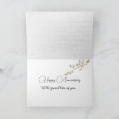 Jubiläum Almond Blossom Liebe Text Karte (Innenseite)