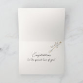 Jubiläum Almond Blossom Liebe Text Karte (Innenseite)