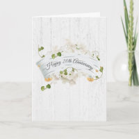 Jubiläum auf Birch Scroll mit Ivy