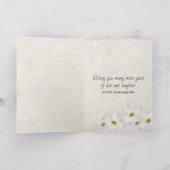 Jubiläum Beach Hearts in Sand mit Surf Karte (Innenseite)