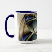 Jubiläum Beautiful Abstrakt Fine Art Fraktal Tasse (Links)