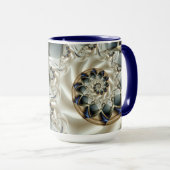 Jubiläum Beautiful Abstrakt Fine Art Fraktal Tasse (VorderseiteRechts)