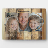 Jubiläum besten Vater Väter Tag Brauch Foto Fotoplatte (Vorderseite)