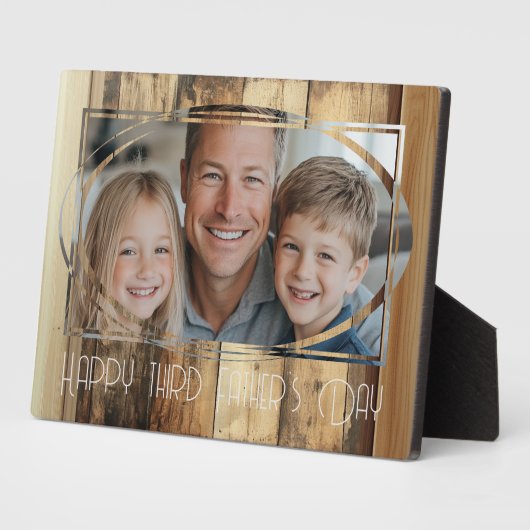 Jubiläum besten Vater Väter Tag Brauch Foto Fotoplatte (Seite)